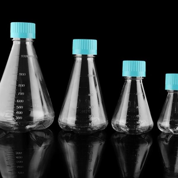 PETG Erlenmeyer Flask, Baffled