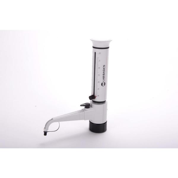 SLS Lab Basics Bottle Top Dispenser with Re-circulating Valve - 2.5 to 30mL